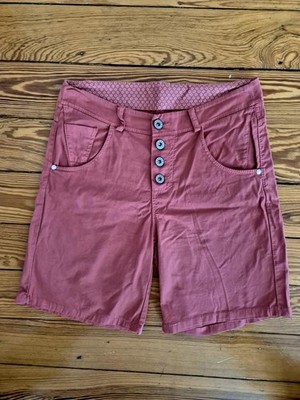 Damenshorts, Mid Rise, Gr.XS, CO/EL, Knopfverschluss, gebraucht