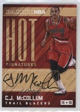 2015-16 Panini NBA (International) Hot Signatures Facsimile CJ McCollum #5 0c4