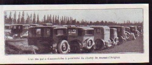1929 -- COURSES A AVIGNON PARC D AUTOMOBILES M127 - Picture 1 of 1