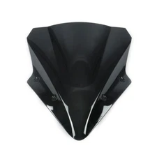 Black Windshield for Kawasaki Ninja 650 ER-6F 2017-2019 ABS Plastic Windscreen