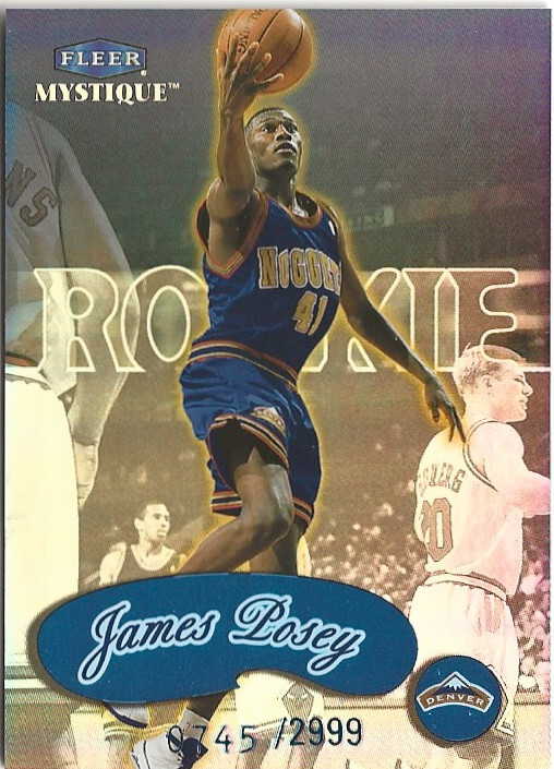 1999-00 Fleer Mystique James Posey #120 RC 0745/2999