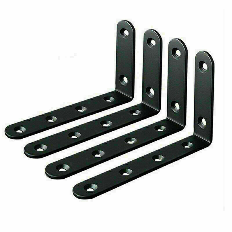 8 Pack Metal Shelf Brackets Heavy Duty Shelf Brackets Metal Wall Mount L Shaped