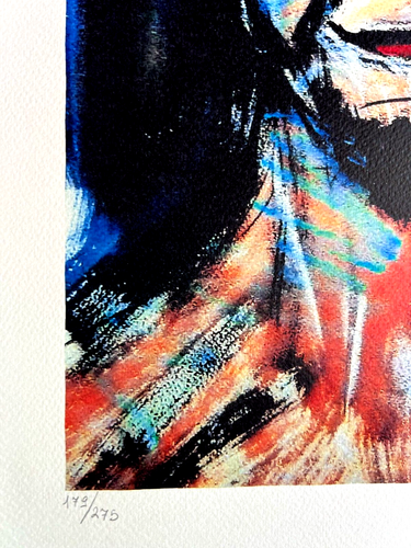 David Bowie Lithographie COA Originale Signée Numérotée Limitée 275 Ex - Zdjęcie 6 z 10