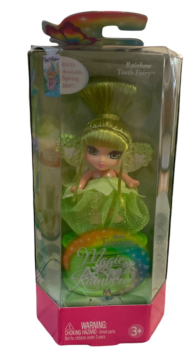 Mattel Barbie Fairytopia Magic of the Rainbow Tooth Fairy Green Mattel Barbie Fairytopia Magic of the Rainbow Tooth Fairy Green