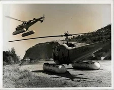 HONG KONG AIR HELICOPTER BELL 47J-2A ALOUETTE SA316B ORIGINAL GOVERNMENT PHOTO