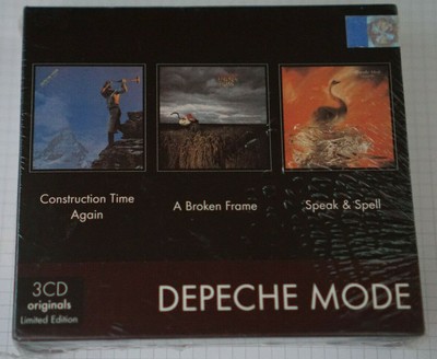 DEPECHE MODE Construction Time Again A broken frame Speak & Spell 3CD Box Sealed