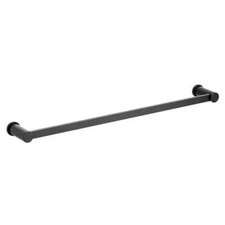 Moen YB6324BL SUMMIT Matte Black 24-inch Towel Bar, Matte Black Finish