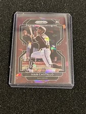 Ivan Castillo 2022 Prizm Burgundy Cracked Ice Prizm Rookie #d /25 Padres #193