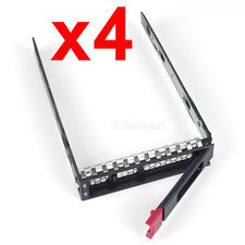 4Pcs 3.5" LFF SAS SATA HDD Tray Caddy For HP ProLiant ML350 ML110 G10 Gen10