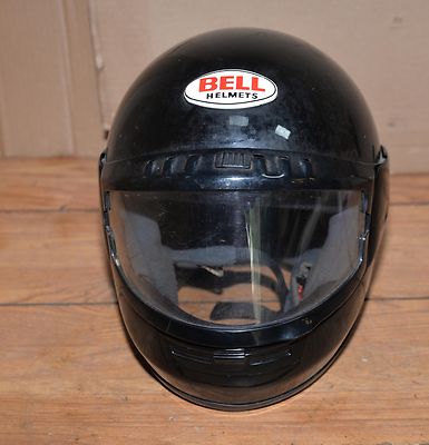 Vintage Bell Helmet open face collectible Large L black Snolite
