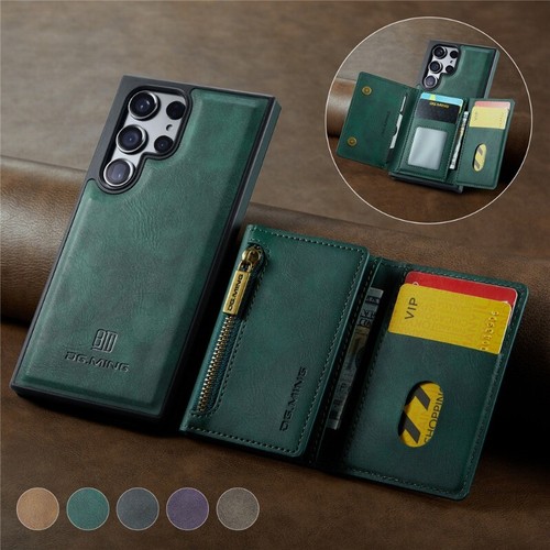 Funda tipo billetera tarjeta RFID bloque cubierta para Samsung Galaxy S25 S24 S23 Plus S22 Ultra - Imagen 71 de 77