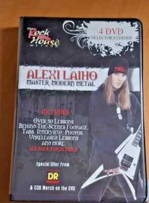 Super Rare Metal 4-DVD Alexi Laiho: Master Modern Collector's Edition