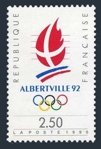 France 2206, MNH. Michel 2758. Olympics Albertville 1992, 1990. | eBay