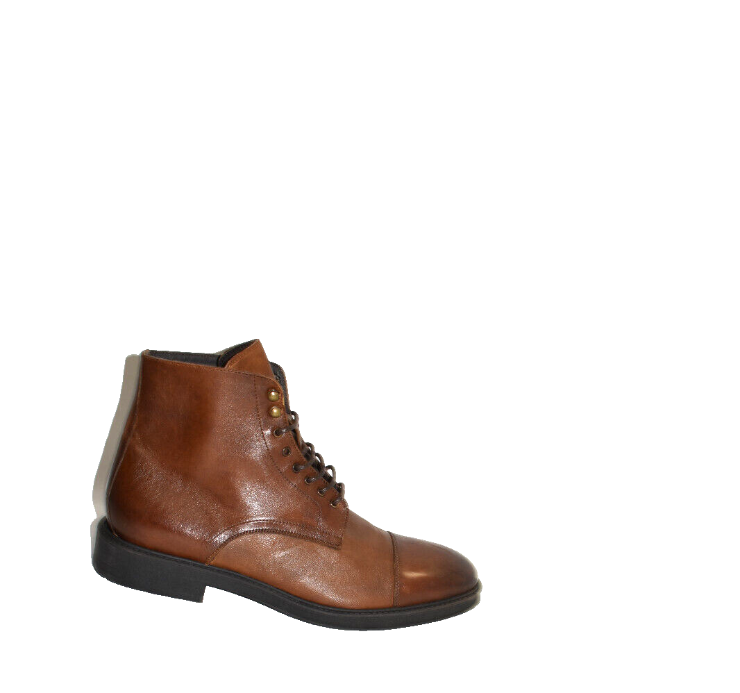 New! To Boot New York Laird Leather Combat Ankle Boots Lace Up