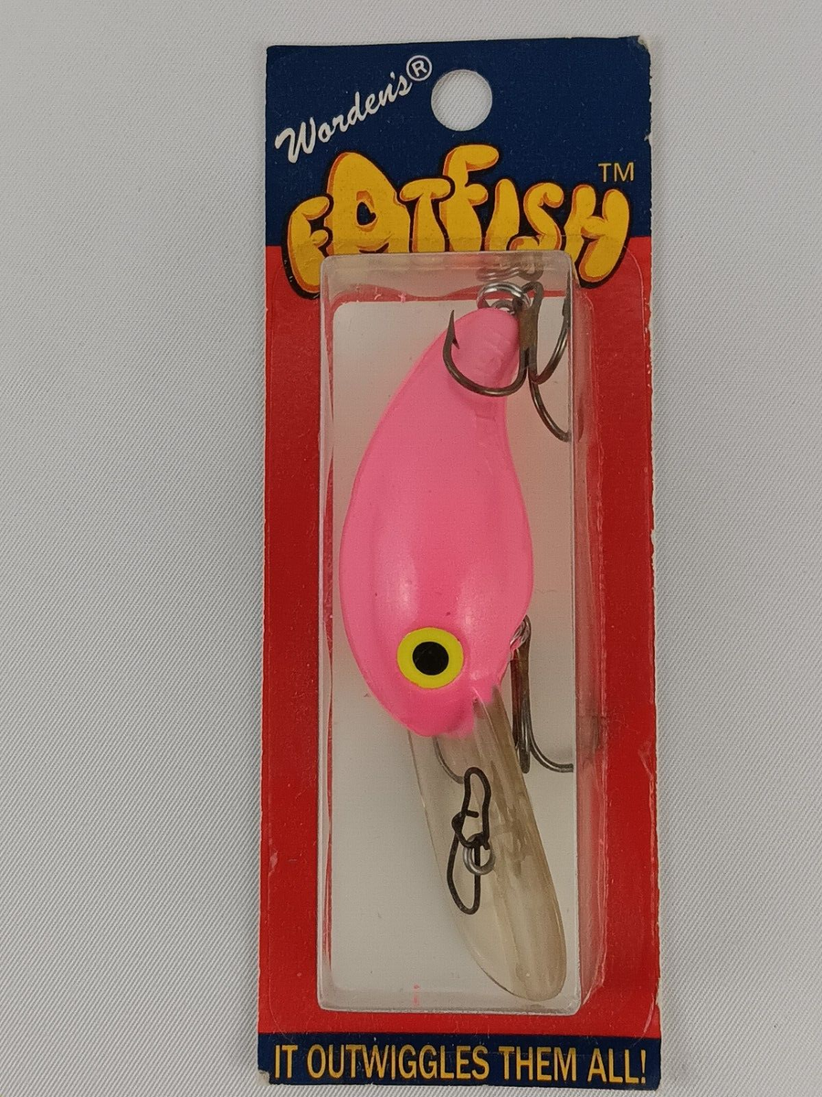 Worden's Fatfish 1/2oz Trolling Fishing Lure NEW Pink Clear Lip | eBay