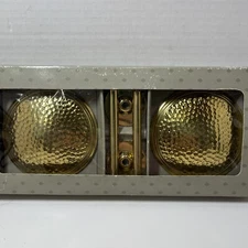 Ornate Round Brass Curtain Tiebacks Hold Backs Set of 2 Vintage Drapery Regency