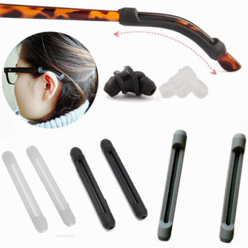 3/6/12 Pairs Temple Hook Tip Eyeglass Glasses Spectacles Ear Grip Anti Slip - Picture 1 of 11