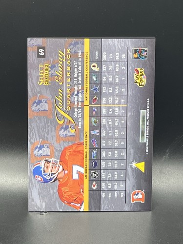 1996 Select Certified Red #69 John Elway DENVER BRONCOS - Picture 2 of 2