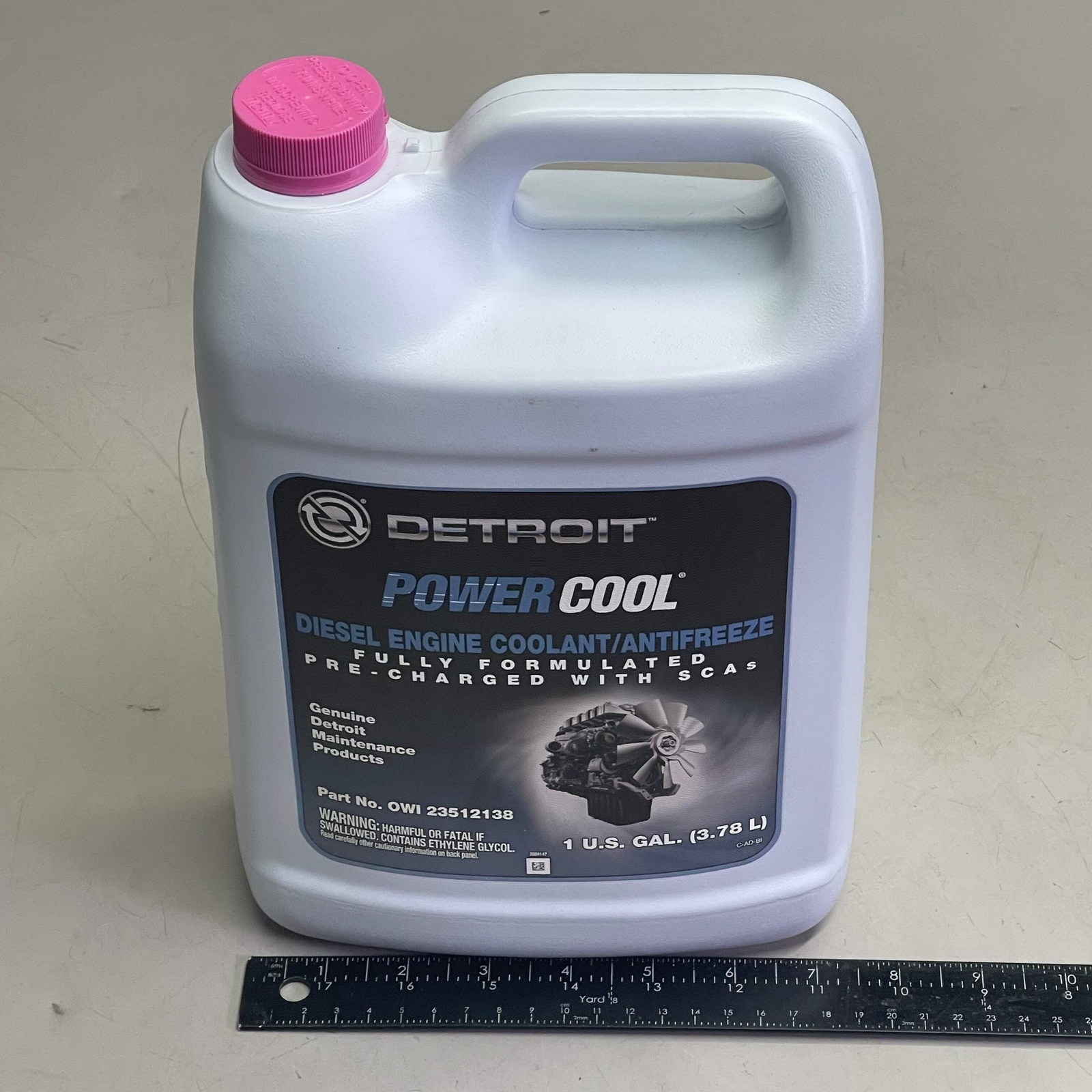 DETROIT Power Cool Diesel Engine Coolant/Antifreeze 3.78 L White OWI ...