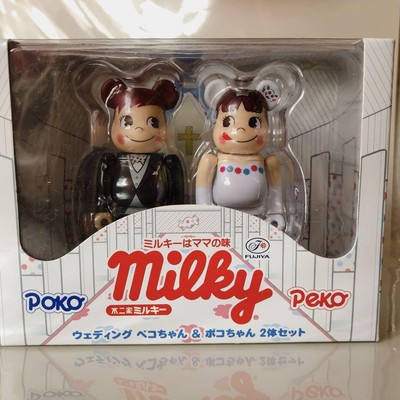 BE@RBRICK ウェディング ペコちゃん &ポコちゃん 400％ 2セット