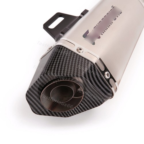 51MM Mid Exhaust Tips Middle Pipe Muffler DB Killer Modified for Duke 690 12-18 - Picture 13 of 13