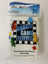 100 LARGE Clear Board Game Card Sleeves 59x92mm Arcane Tinman AT-10402 Dominion