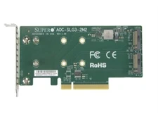 Supermicro Accessory AOC-SLG3-2M2-O PCIe Add-On Card for up to two NVMe SSDs