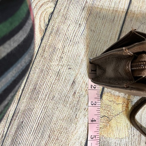Lucky Brand Bosh Leather Convertible Crossbody Bag Clutch Brown Small - Picture 14 of 15