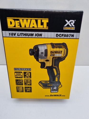 Dewalt 18v Brushless Impact Driver DCF887 - New in Box