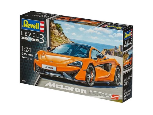 Kit Di Montaggio Revell 07051 – McLaren 570S In Scala 1/24 – Modello Da Assemblare – Nuovo
