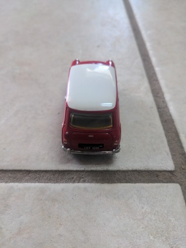 Rare Corgi Mini Cooper Austin Seven Rally Red White Top DieCast Car Realistic - Picture 6 of 12