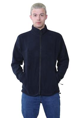 Herren Fleecejacke Full Zip Warm Wintermantel Outdoor Arbeit Wandern Weich Thermo