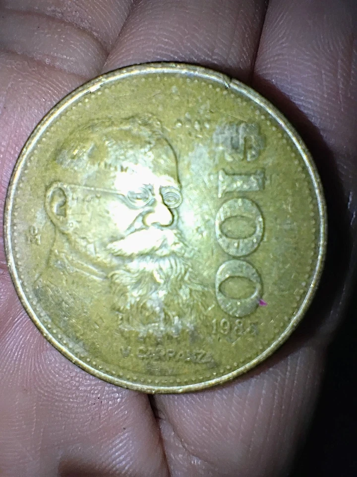 Moneda México Mexicana 100 Pesos V.Carranza Águila 1988 XF. OFERTAS! Foto 4 de 4