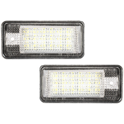 LED Kennzeichenbeleuchtung Lichter E-Zulassung für A3 8P 8V A4 Avant B6 B7