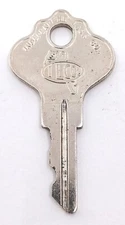 Vintage Key ILCO H1054B Appx 1.75" Independent Lock Co Fitchburg MASS USA Locks