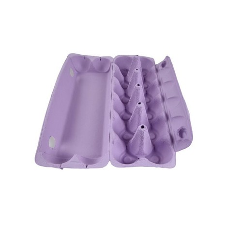 50 X Violet Full Dozen Carton 12-Egg Recyclable Egg Cartons - Picture 8 of 9