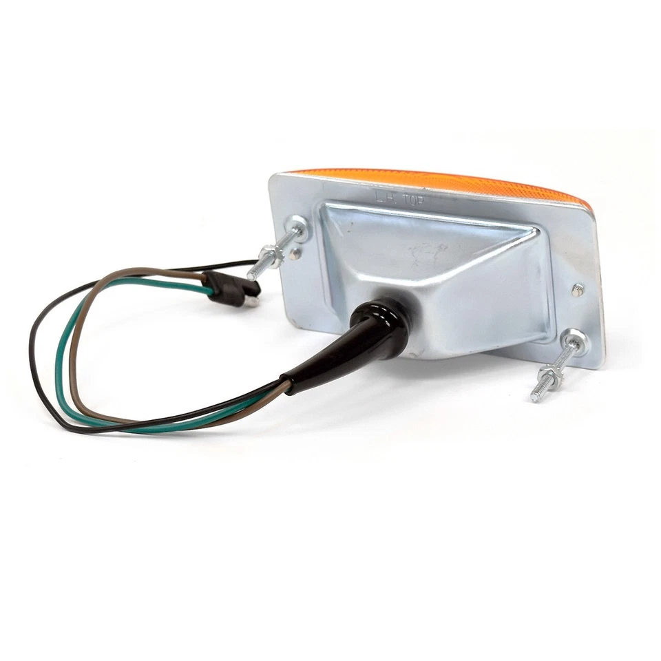 ¡NUEVO! Conjunto de luces de estacionamiento intermitentes Ford Bronco 1969-1977 con lente ámbar Foto 3 de 4