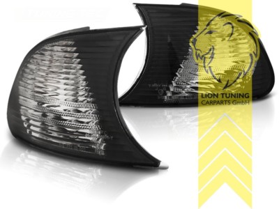Frontblinker für BMW E46 Coupe Cabrio schwarz