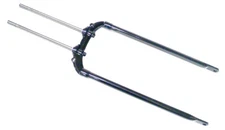 Black FRONT SPRING FORK LEGS for 1936 - 1948 Harley Knuckle UL & Pan Springer