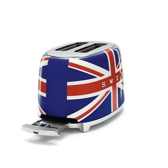 SMEG Toaster Union Jack Genuine 19.8Dx32.5Wx19.5H Retro Design