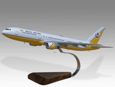 Boeing 767-300ER Royal Brunei Desk Wood Airplane New Model Large Scale 1/130
