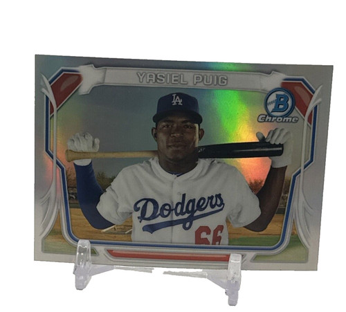 Yasiel Puig #MC-YP 2014 Bowman Chrome Mini Chrome card