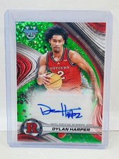 2024-25 Bowman's Best U Dylan Harper Auto Green Mini-Diamond #68/99