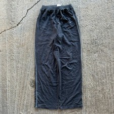 VINTAGE Y2K NIKE TRACK SWEATPANTS SPORTSWEAR GRUNGE SIDE STRIPE WOMENS LARGE