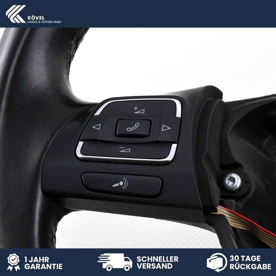 Original Lenkrad VW Jetta 3 1K2 Leder Multifunktion 5C0419091B - Bild 2 von 4