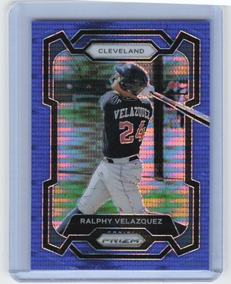 2024 Panini Prizm #202 Ralphy Velazquez Blue Pulsar Prizms #/75