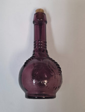 Vintage Minture Purple Ball and Claw Bittters Glass Bottle