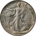 1916-D Walking Liberty Half BU Great Eye Appeal Nice Strike