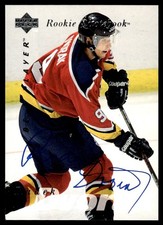 1995-96 Upper Deck Be a Player Autographs Rookie Quotebook AU Radek Dvorak