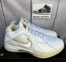 NEW Nike Zoom KD 3 Summit White Metallic Gold NBY DZ3009-100 Men's Size 9.5